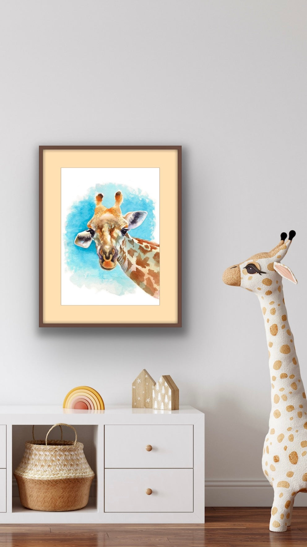 Giraffe, Fine Art Giclee Limited Edition Print