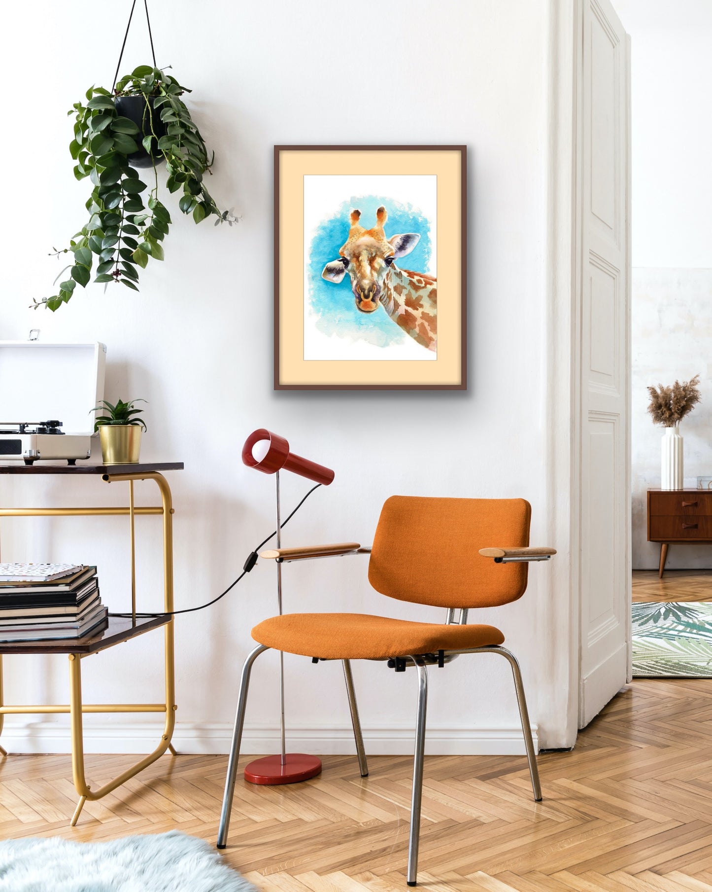 Giraffe, Fine Art Giclee Limited Edition Print