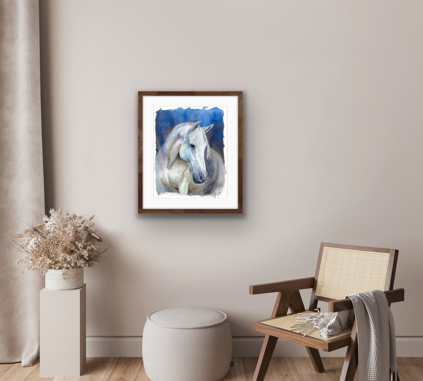 Midnight Mare - Original Watercolour