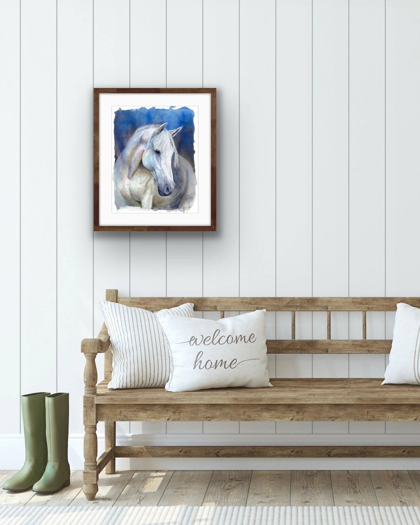 Midnight Mare - Original Watercolour
