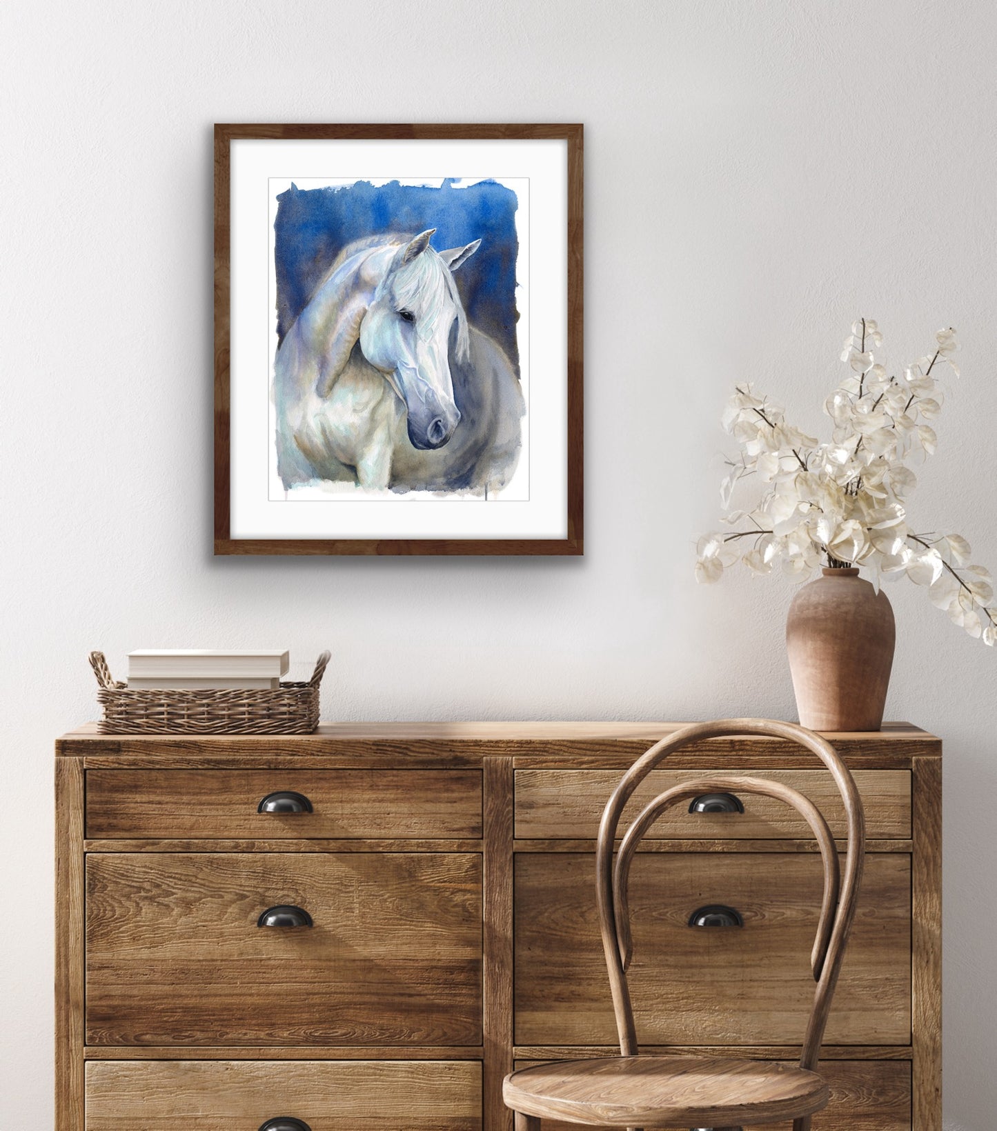 Midnight Mare - Original Watercolour
