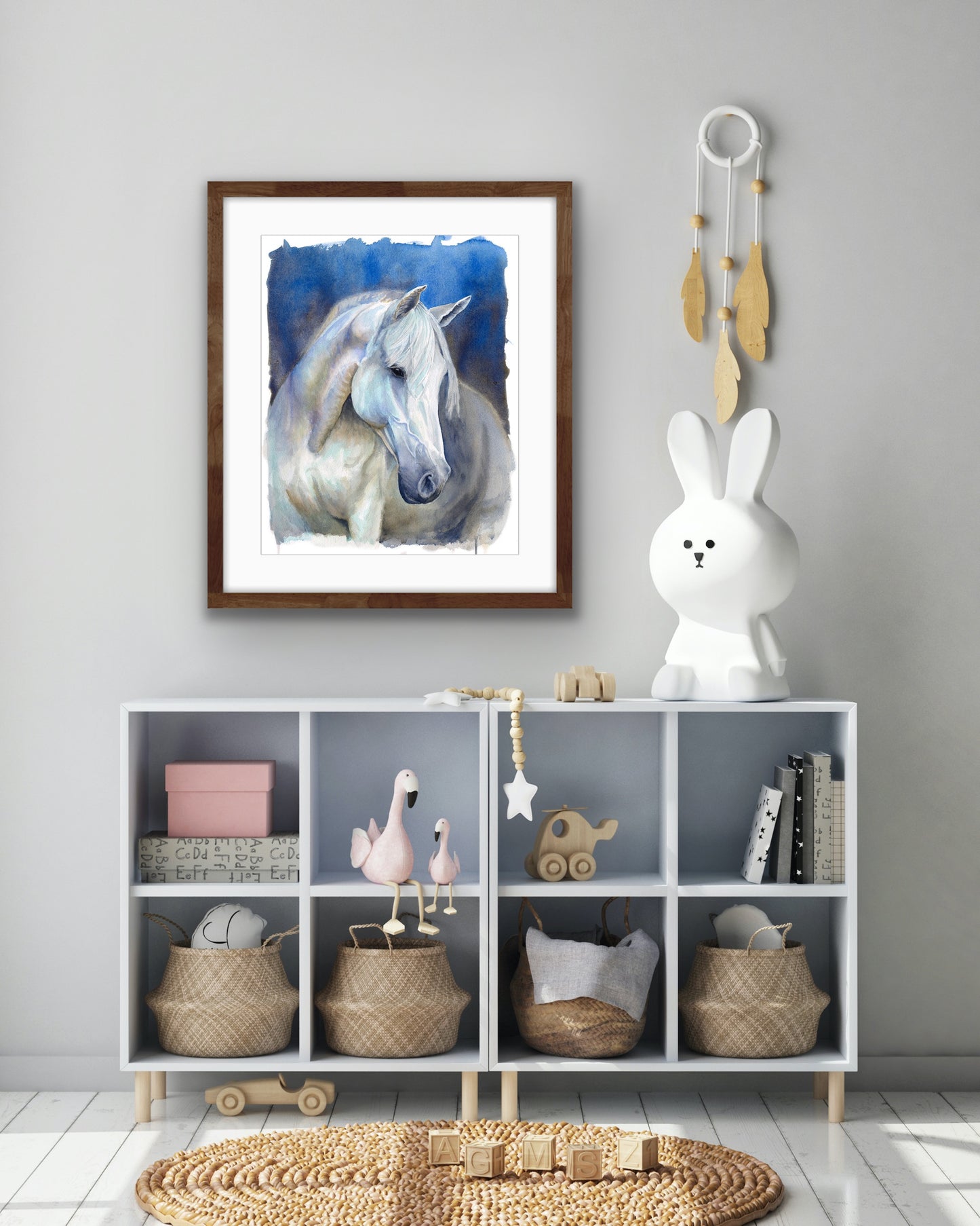 Midnight Mare - Original Watercolour