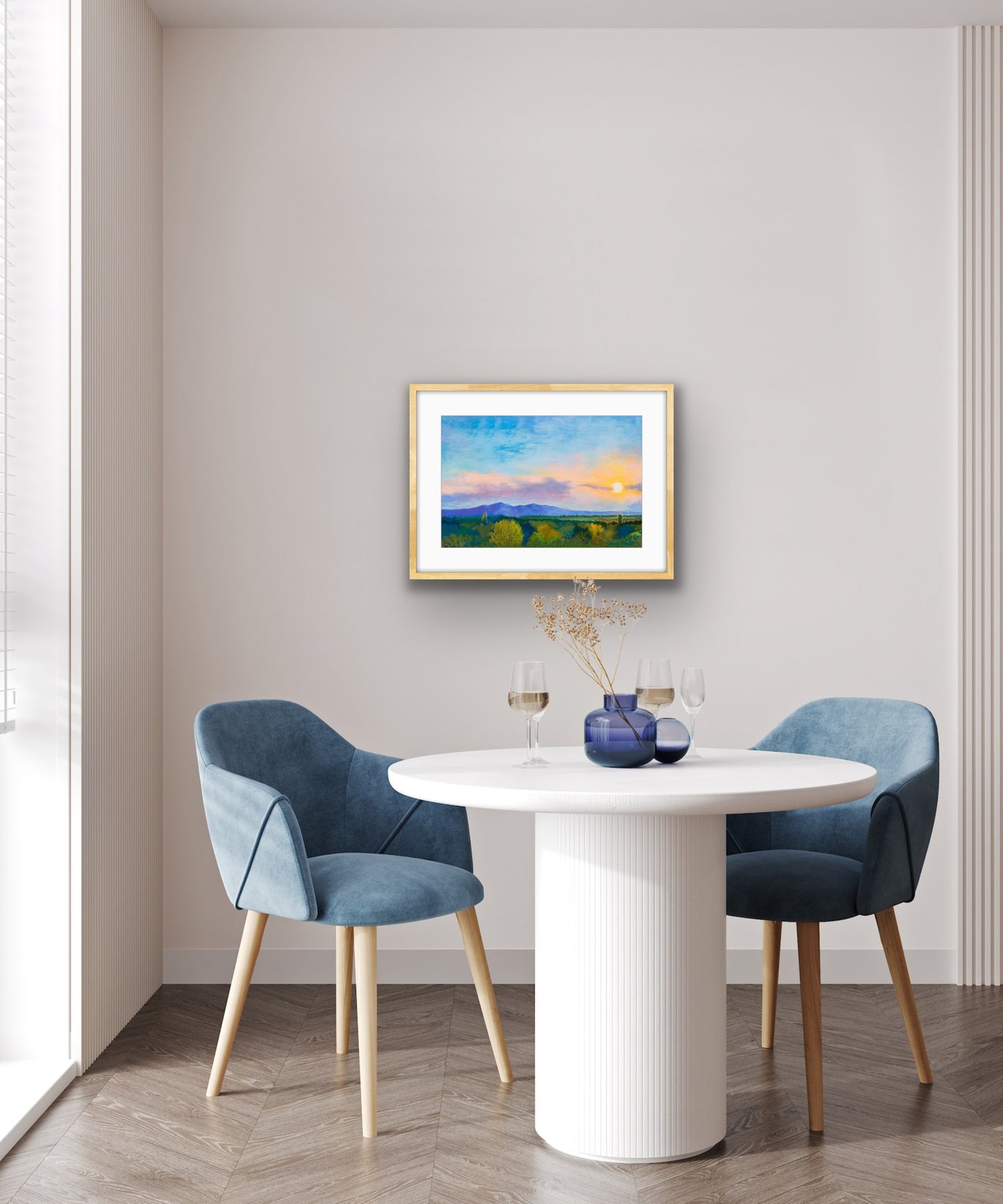 Malvern Sunset - Pastel, Fine Art Giclee Limited Edition Print