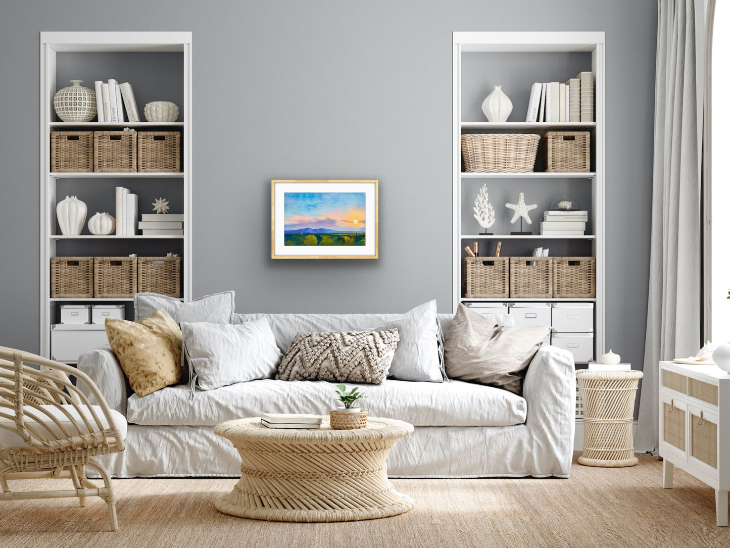 Malvern Sunset - Pastel, Fine Art Giclee Limited Edition Print