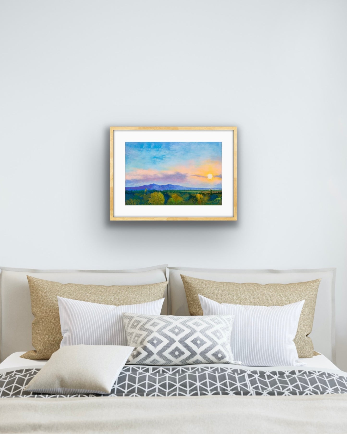 Malvern Sunset - Pastel, Fine Art Giclee Limited Edition Print
