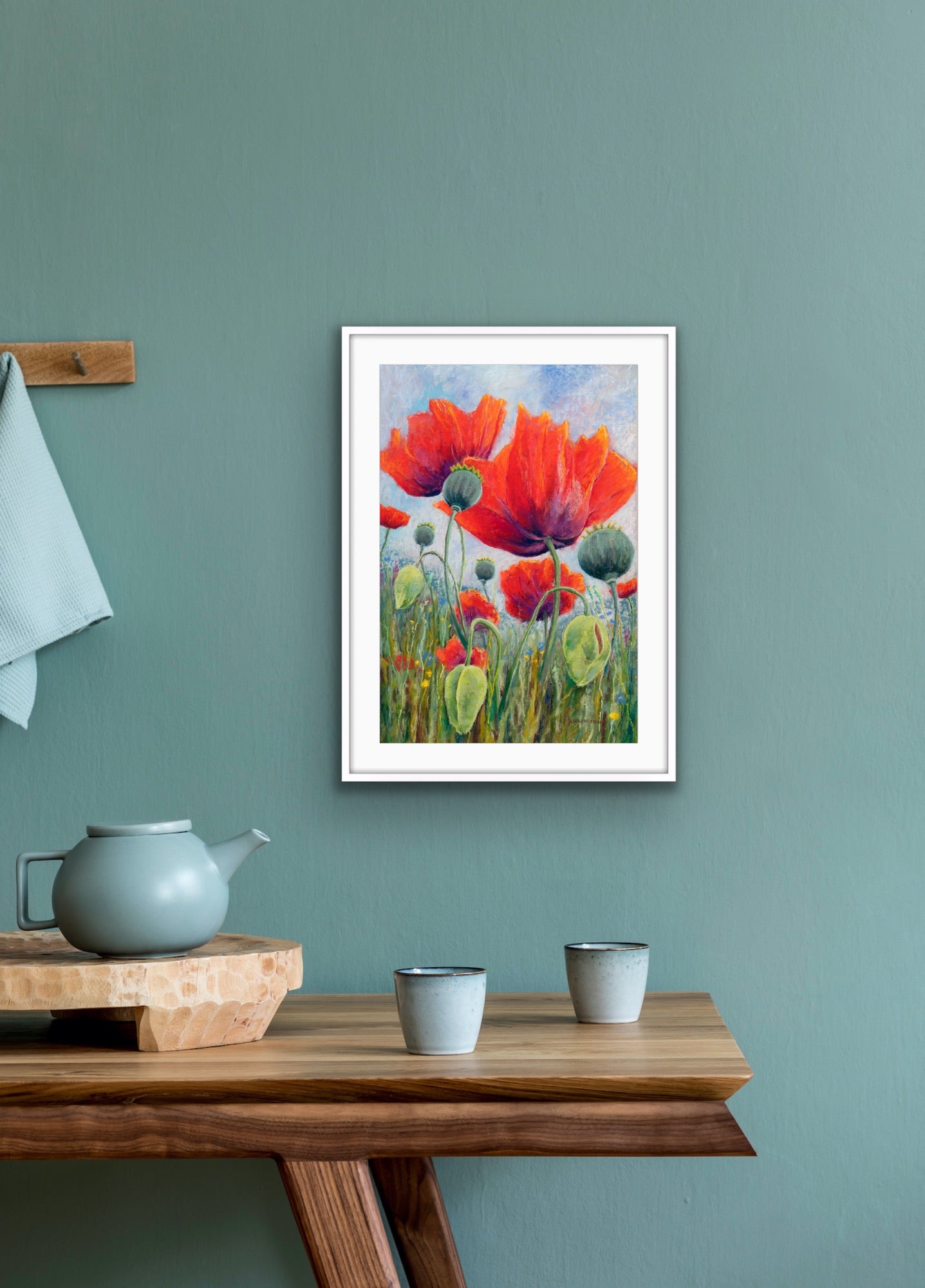 Poppy Meadow, Fine Art Giclee Limited Edition Print