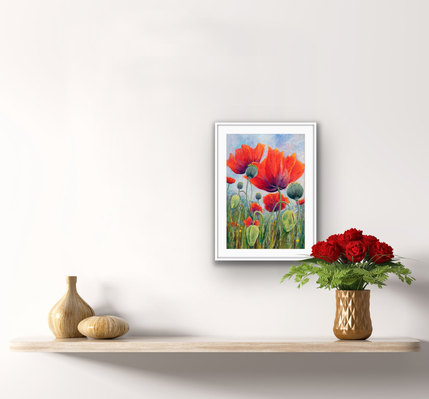 Poppy Meadow, Fine Art Giclee Limited Edition Print