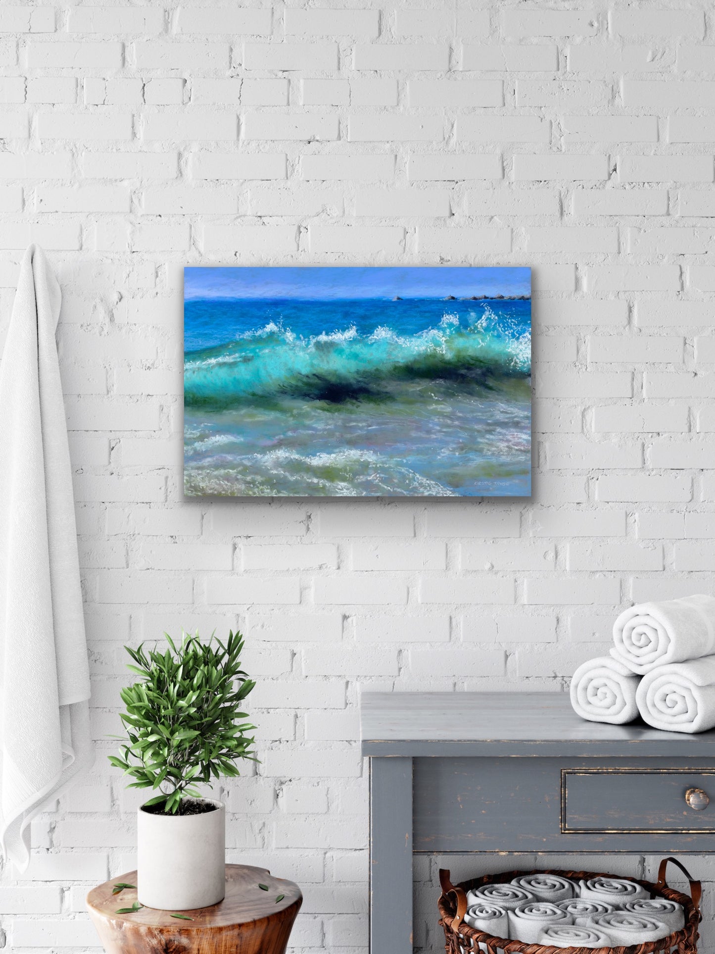 Wave - Pastel, Fine Art Giclee Limited Edition Print
