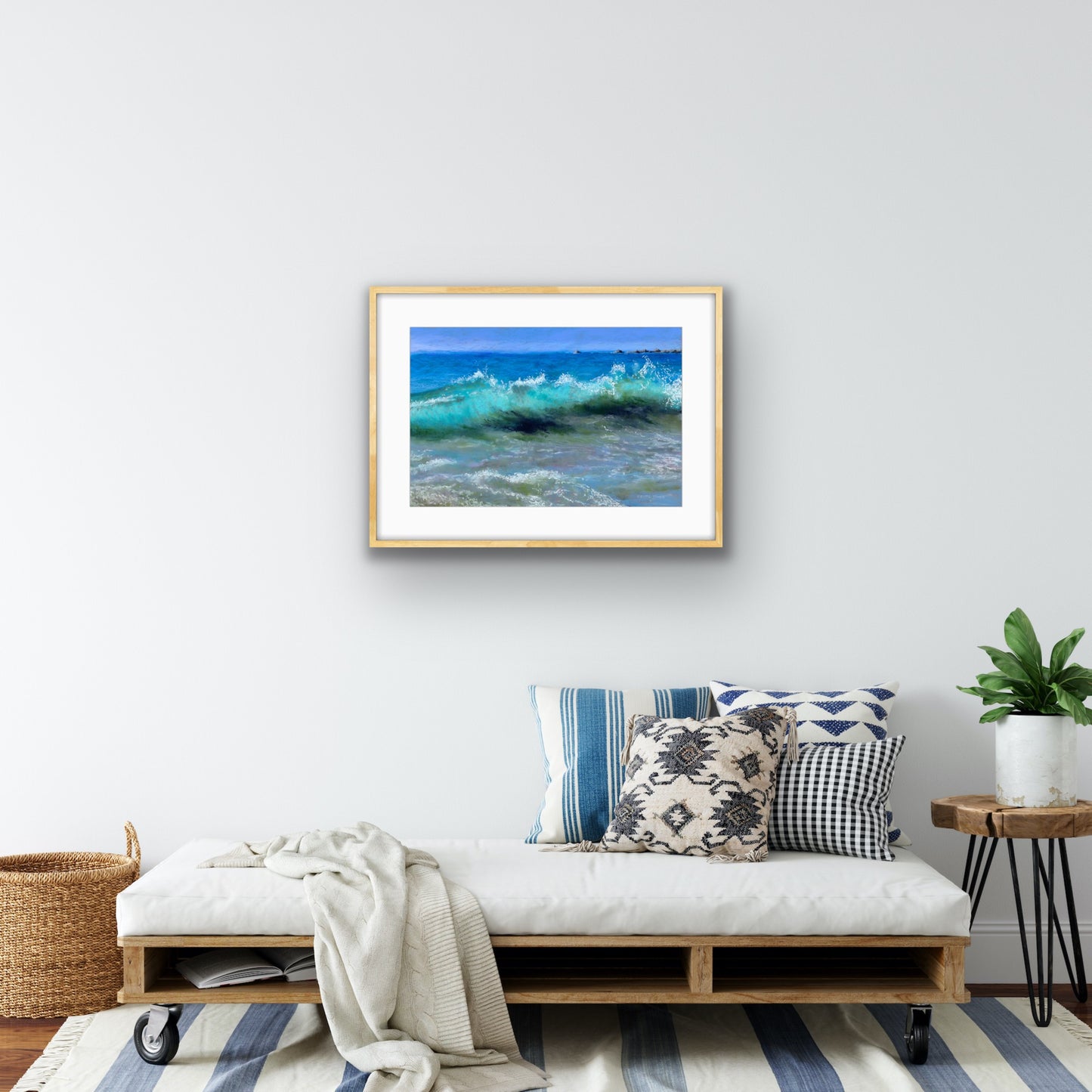 Wave - Pastel, Fine Art Giclee Limited Edition Print