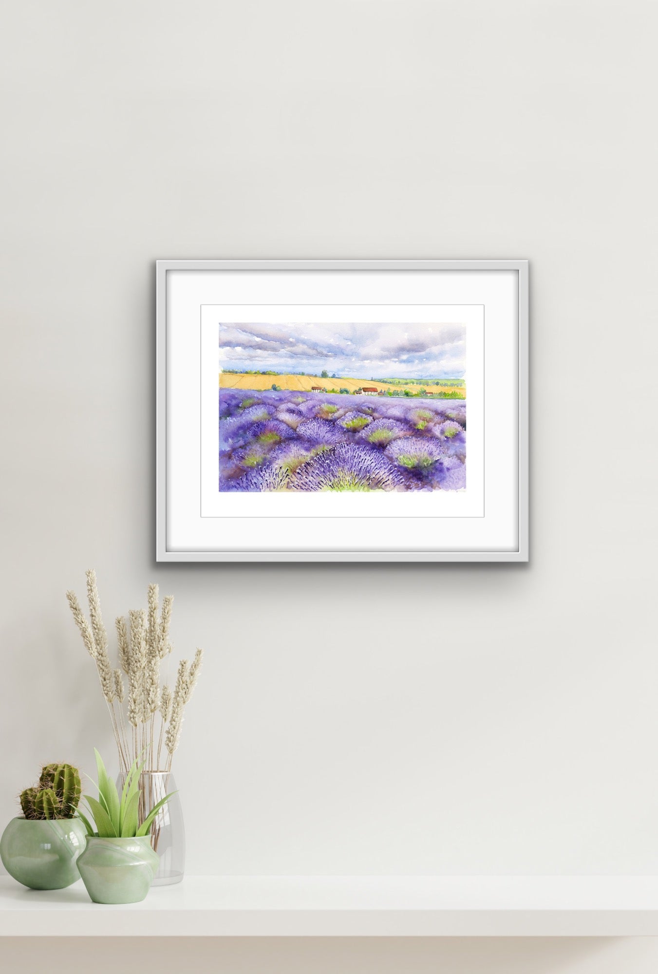 Cotswold Lavender, Fine Art Giclee Limited Edition Print