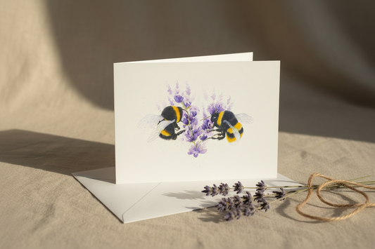 Bees with Lavender - Lifestyle Scene