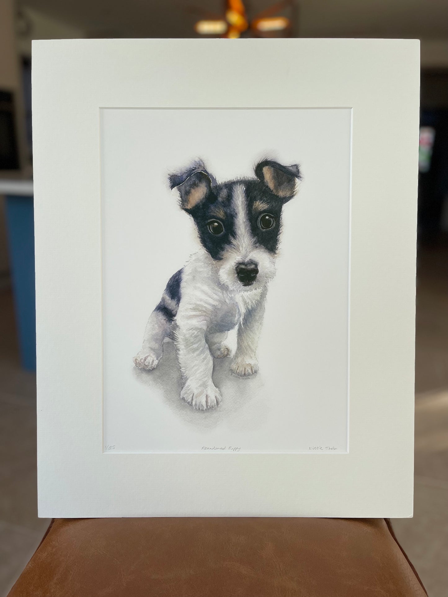 Abandoned Puppy, Fine Art Giclee Limited Edition Print