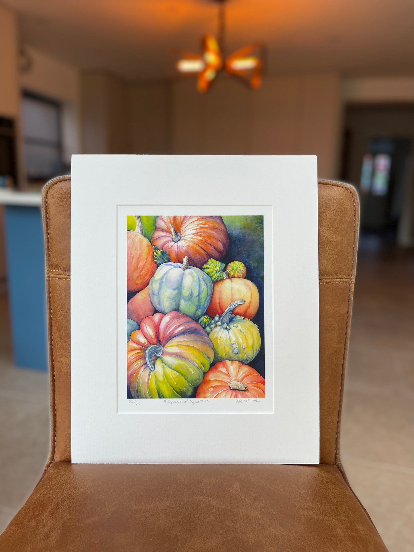 A squeeze of Squashes, Fine Art Giclee Limited Edition Print