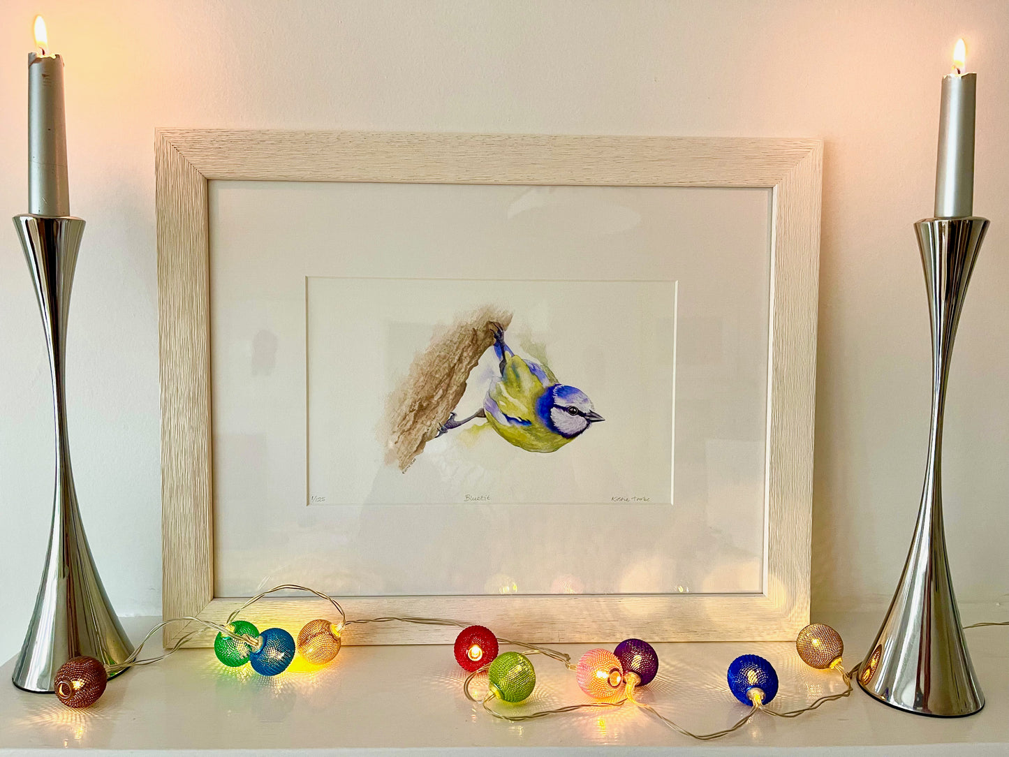 Bluetit, Fine Art Giclee Limited Edition Print