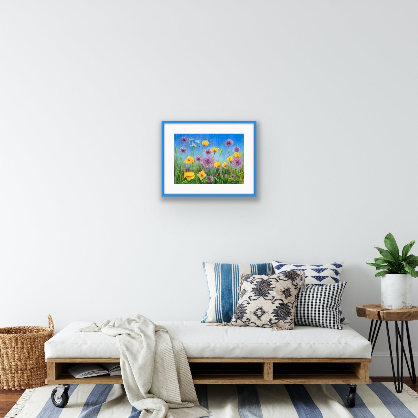 Alliums and Poppies, Fine Art Giclee Limited Edition Print