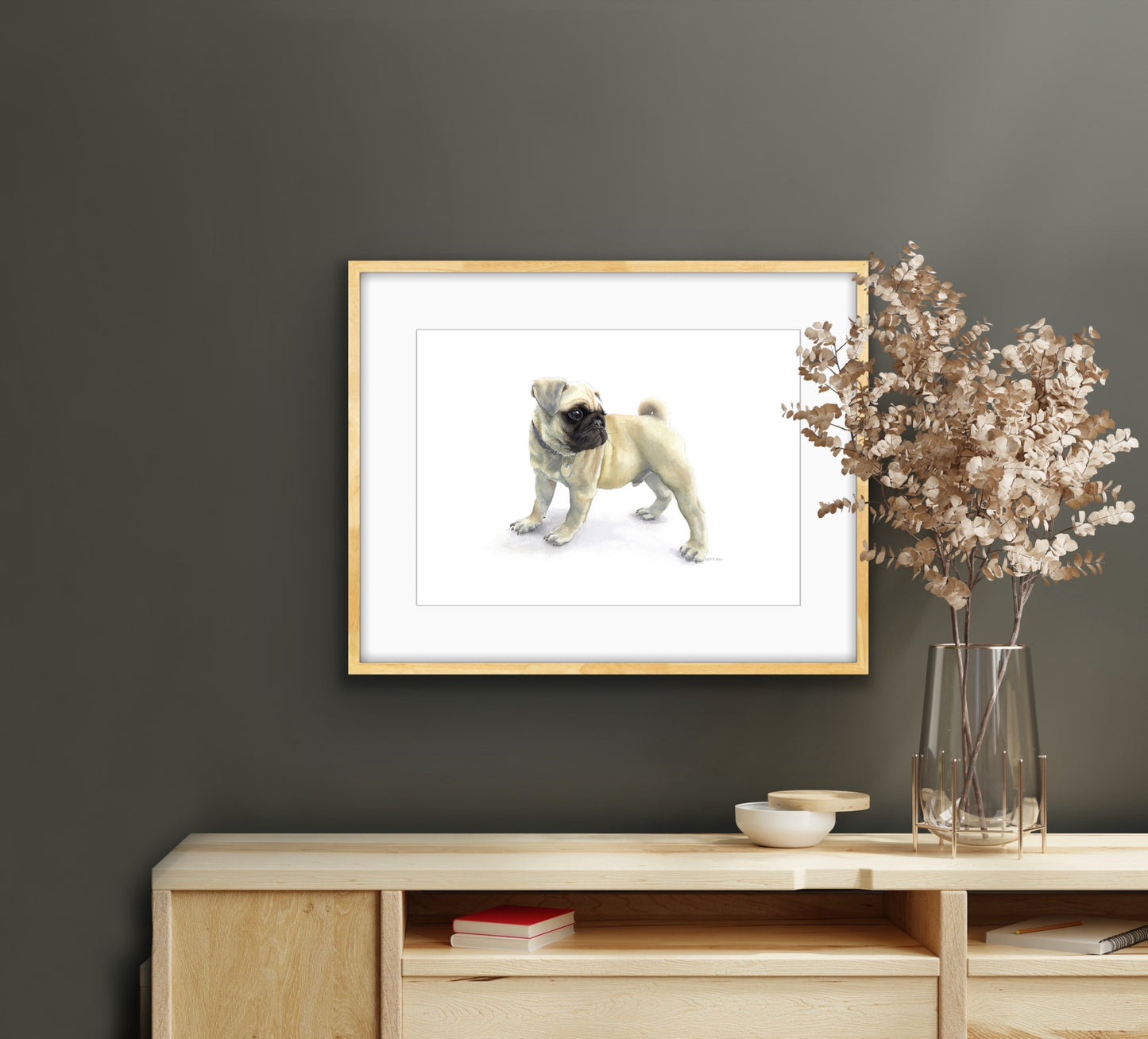 Pugnacious - Original Watercolour