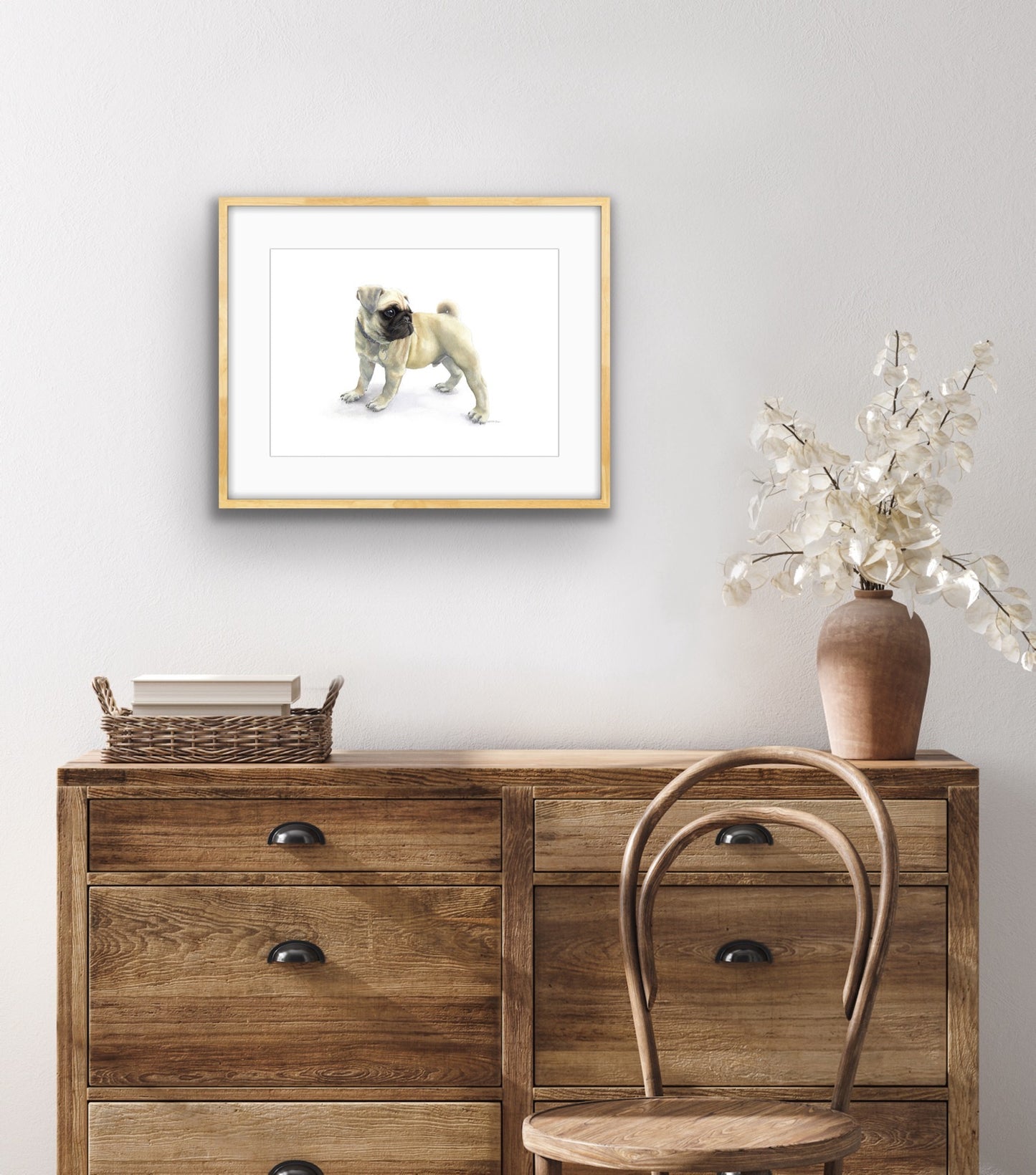 Pugnacious - Original Watercolour
