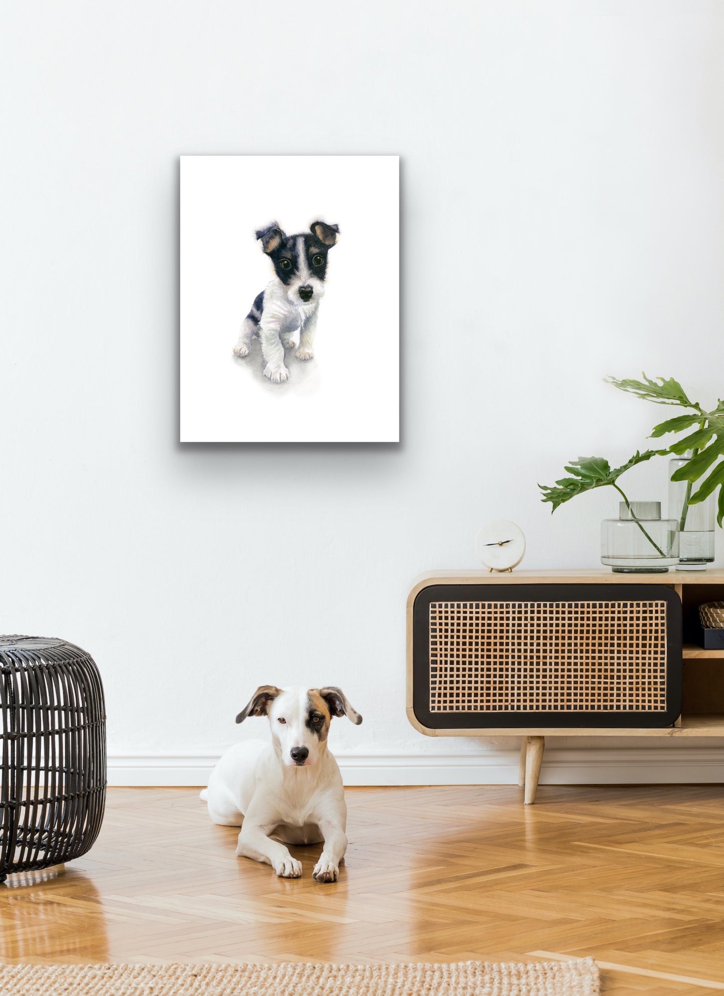 Abandoned Puppy - Original Watercolour