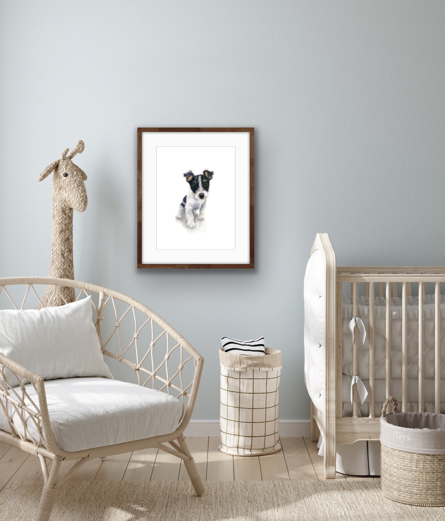 Abandoned Puppy - Original Watercolour