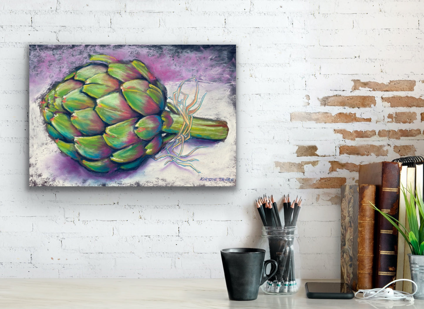 Artichoke - Original Pastel