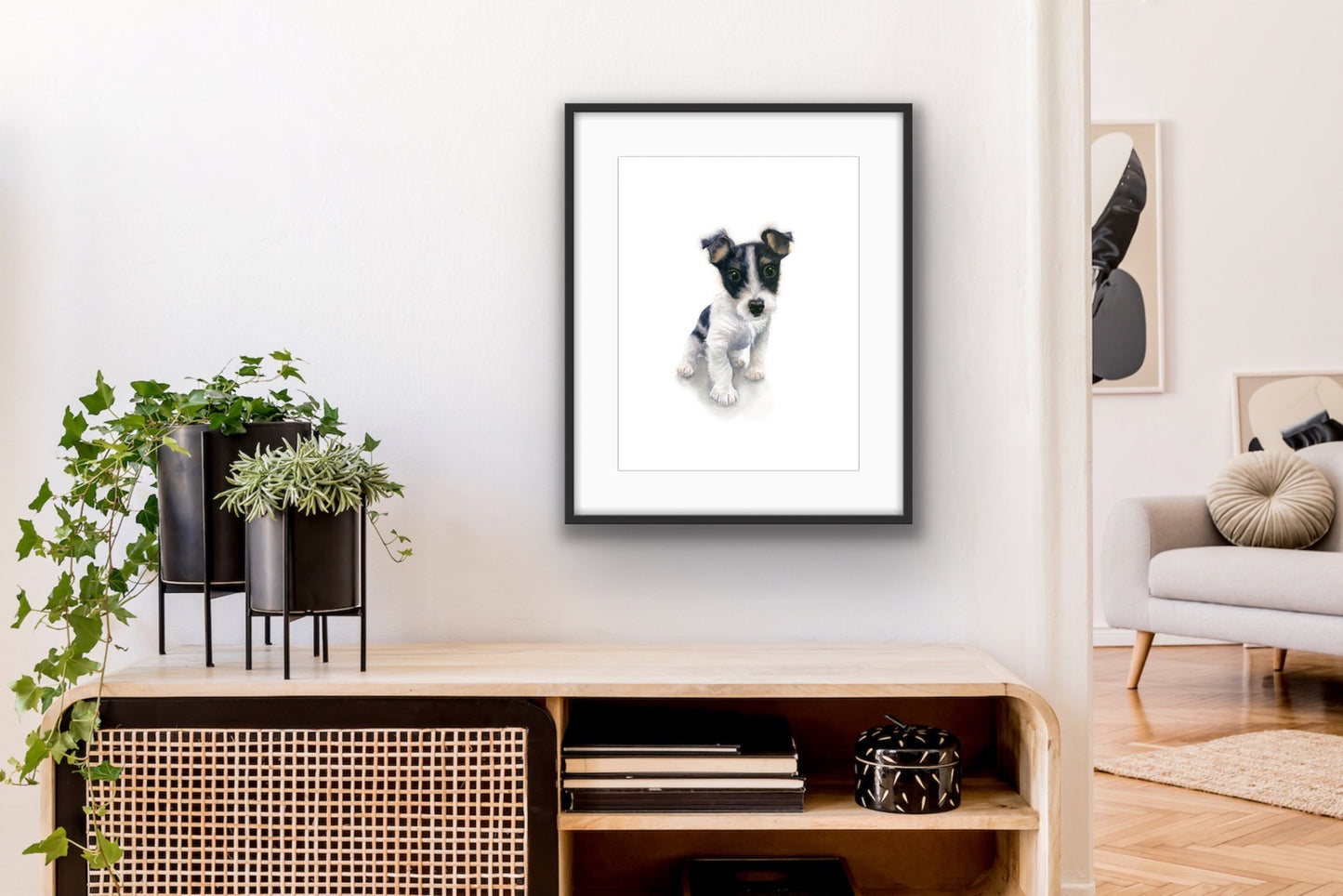 Abandoned Puppy - Original Watercolour