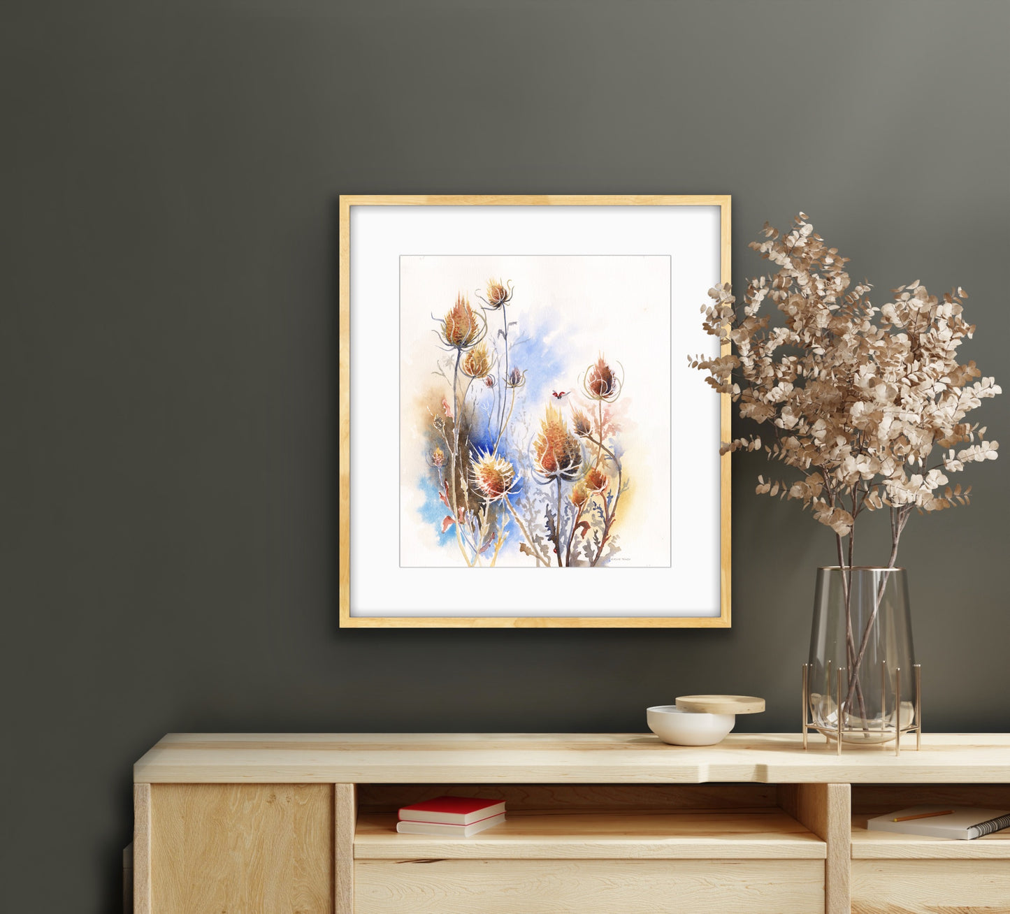 Teasels, Fine Art Giclee Limited Edition Print