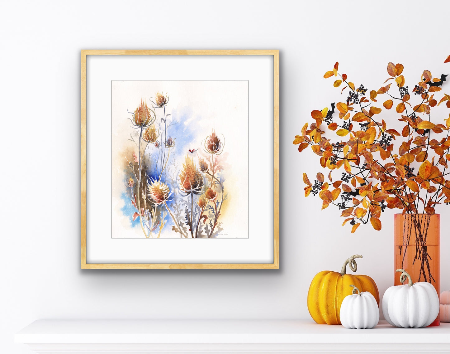 Teasels, Fine Art Giclee Limited Edition Print