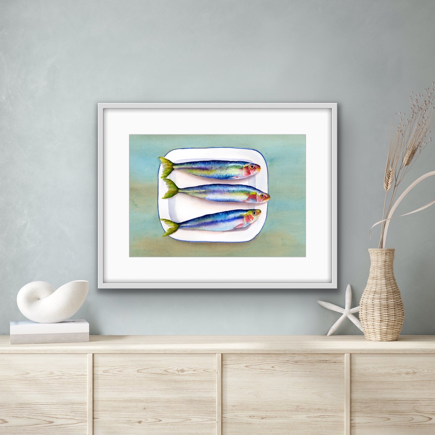 Sardines for Supper, Fine Art Giclee Limited Edition Print