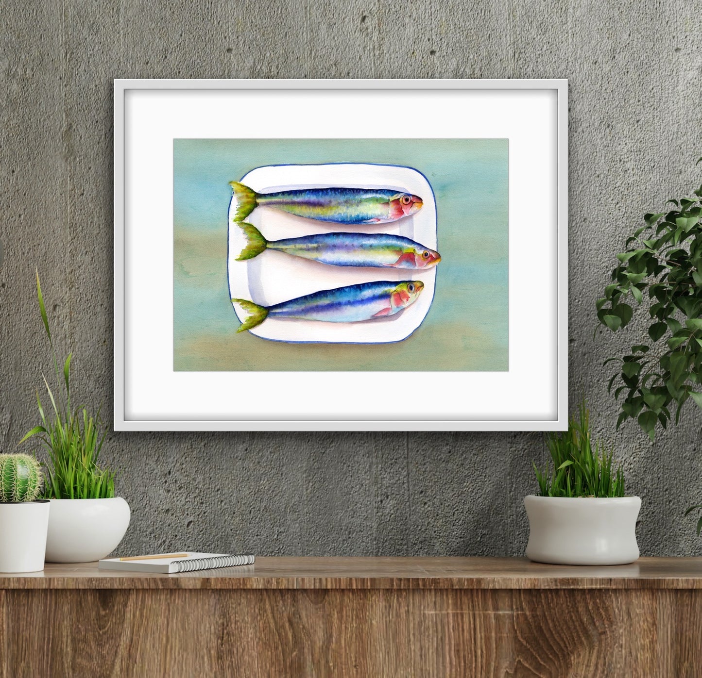 Sardines for Supper, Fine Art Giclee Limited Edition Print