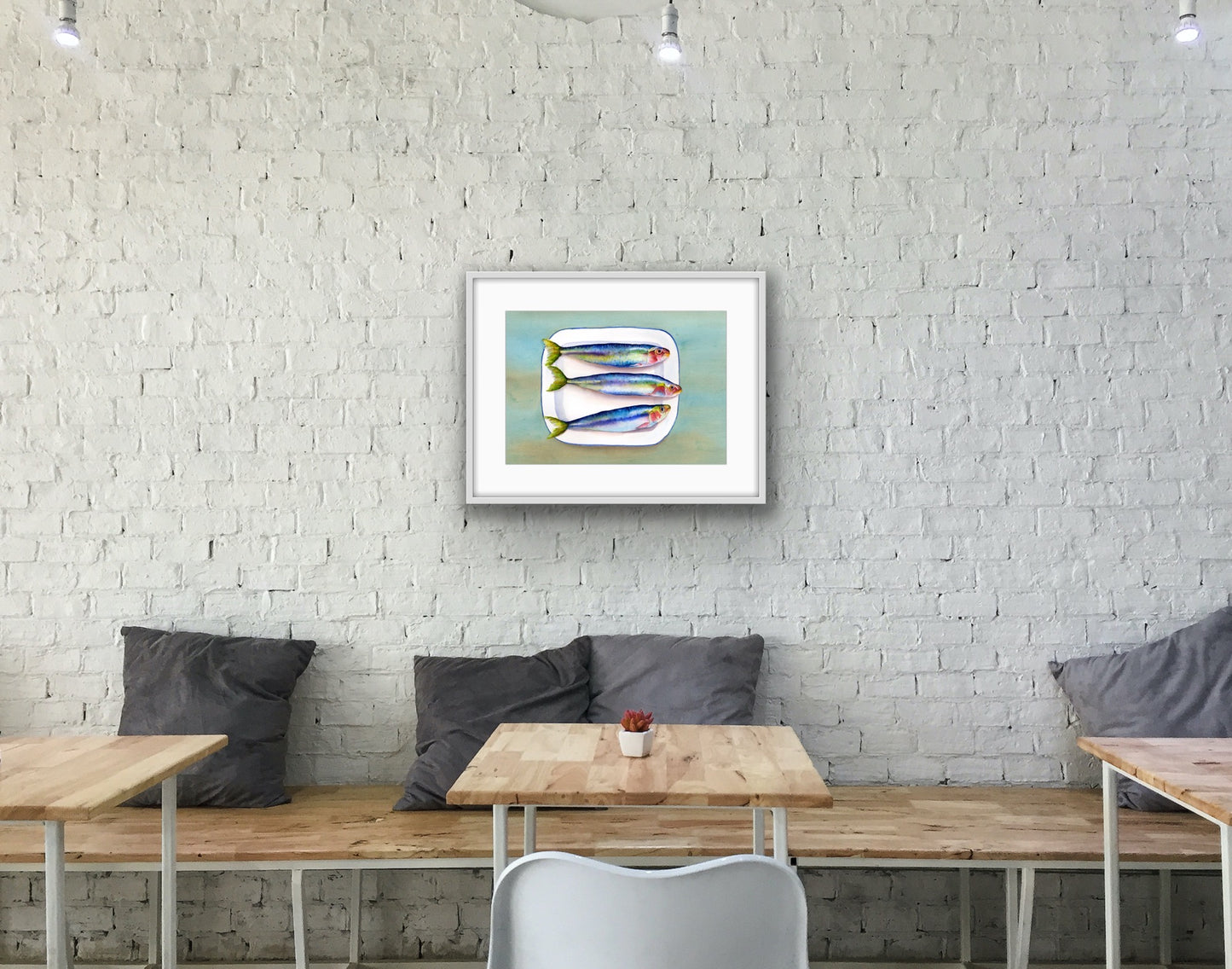 Sardines for Supper, Fine Art Giclee Limited Edition Print