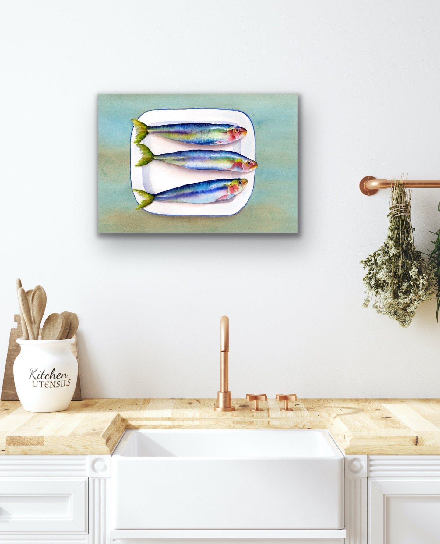 Sardines for Supper, Fine Art Giclee Limited Edition Print
