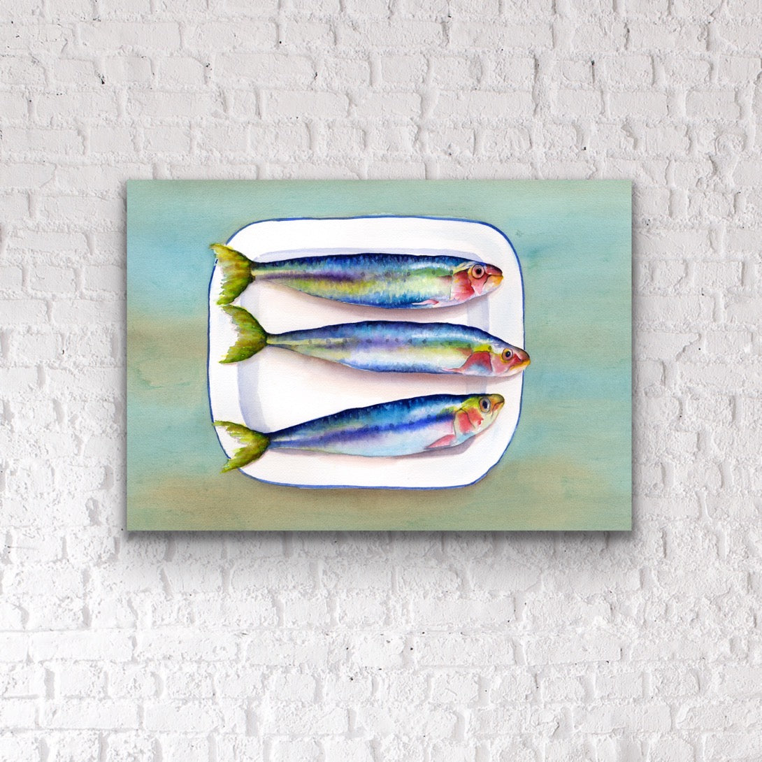 Sardines for Supper, Fine Art Giclee Limited Edition Print