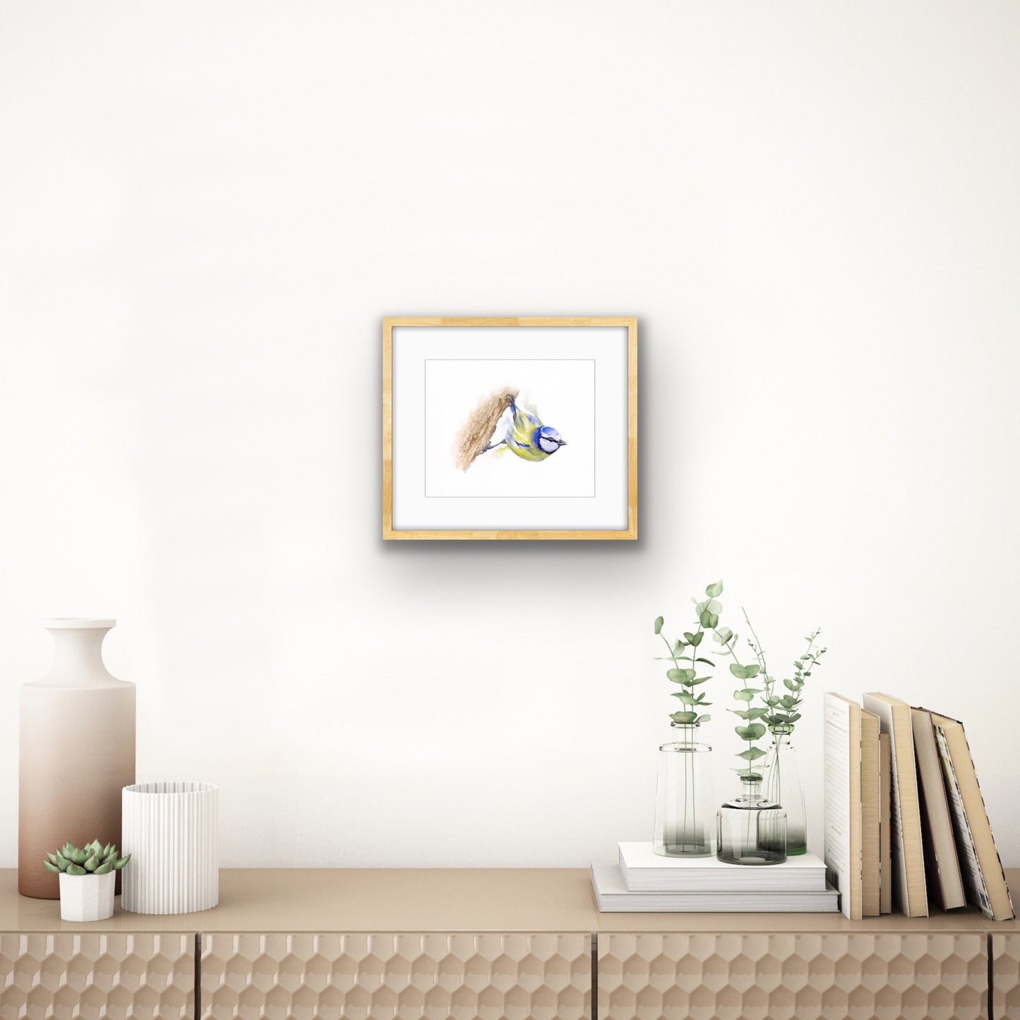 Bluetit, Fine Art Giclee Limited Edition Print