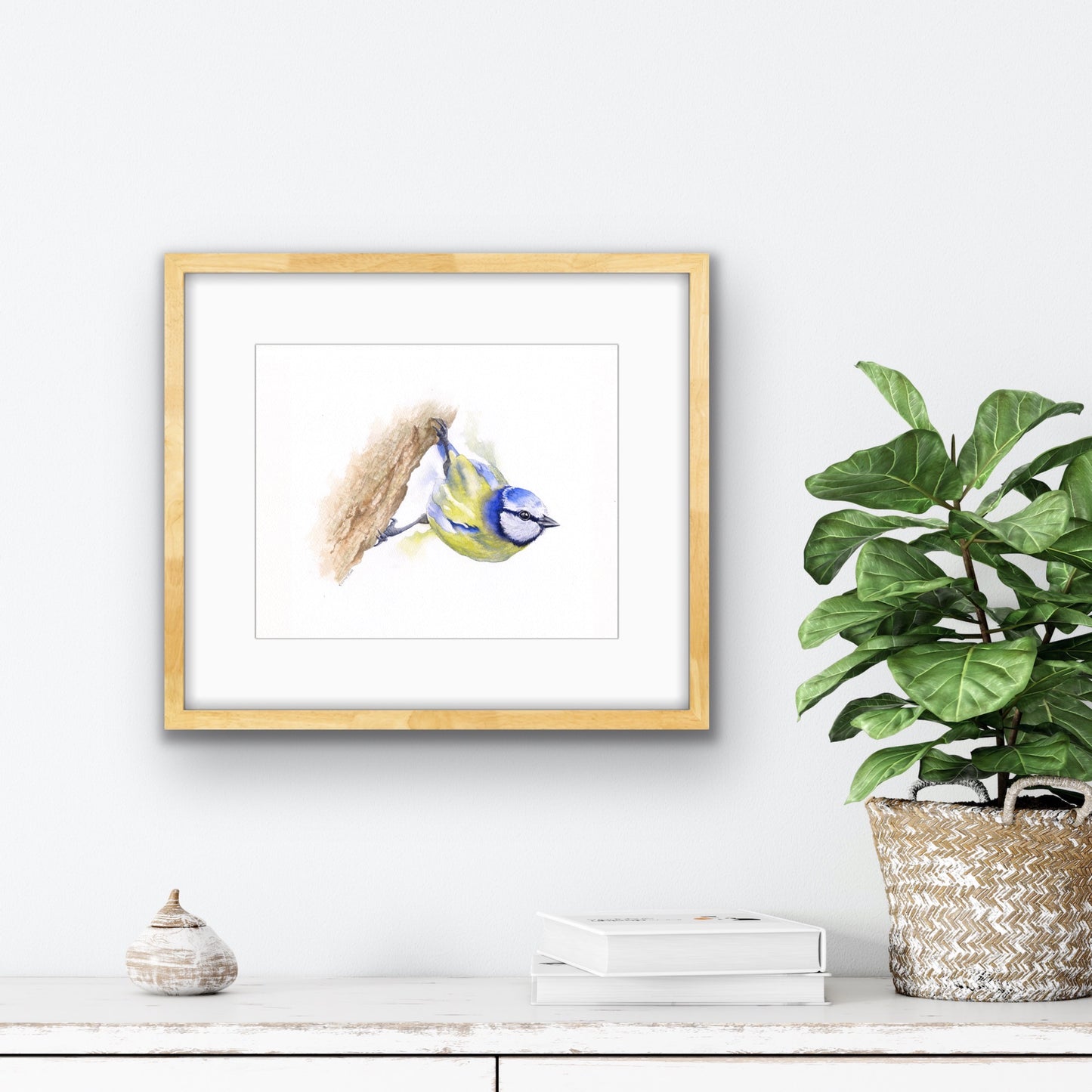 Bluetit, Fine Art Giclee Limited Edition Print