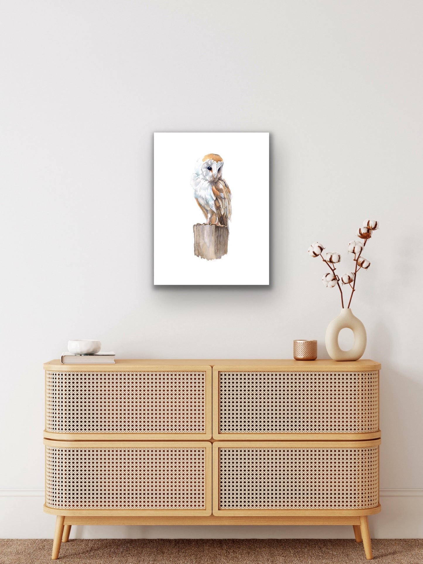 Barn Owl, Fine Art Giclee Limited Edition Print