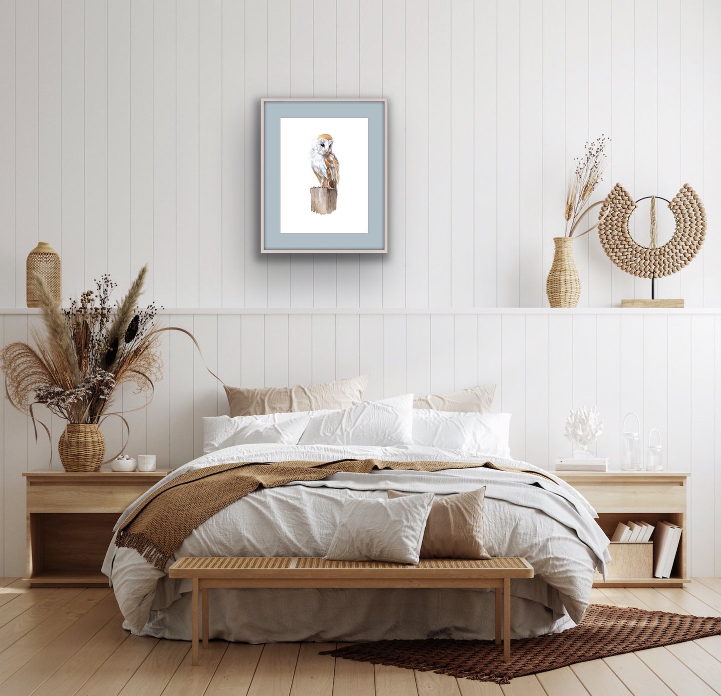 Barn Owl, Fine Art Giclee Limited Edition Print