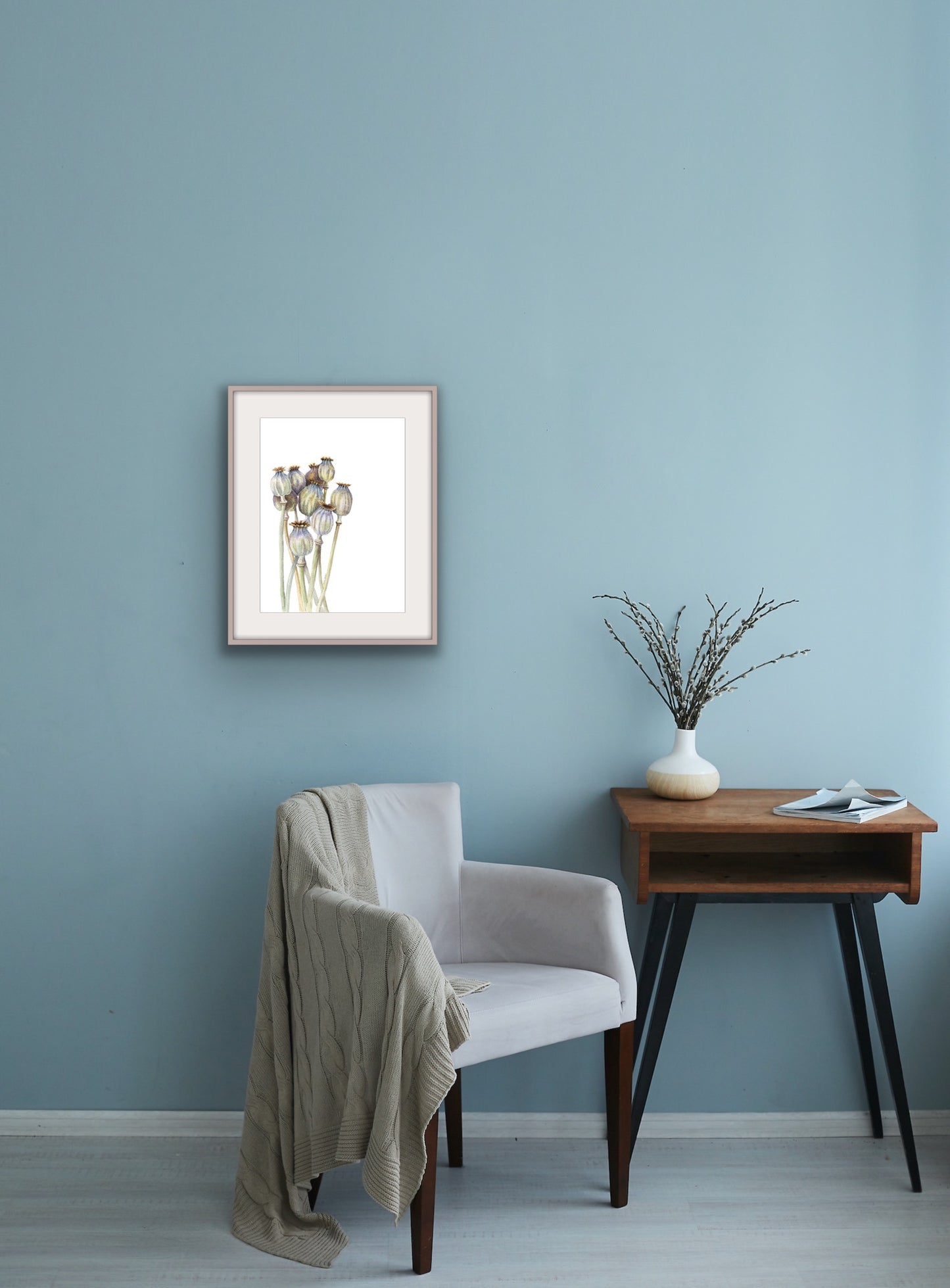 Seedhead Poppies, Fine Art Giclee Limited Edition Print