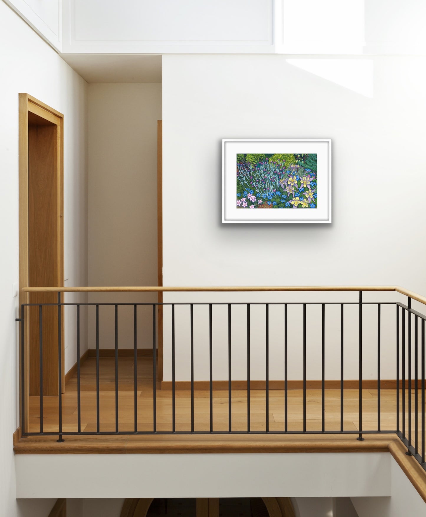 Springtime Border, Fine Art Giclee Limited Edition Print