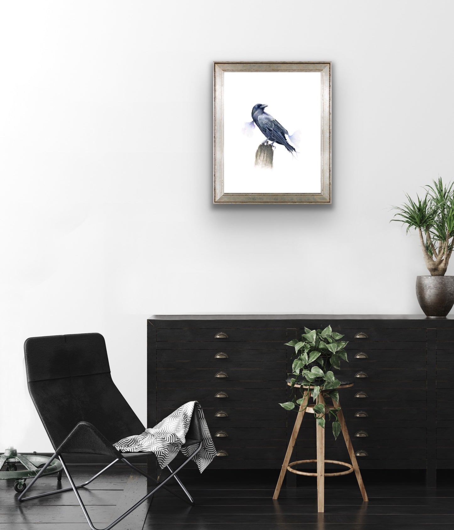 Raven - Original Watercolour