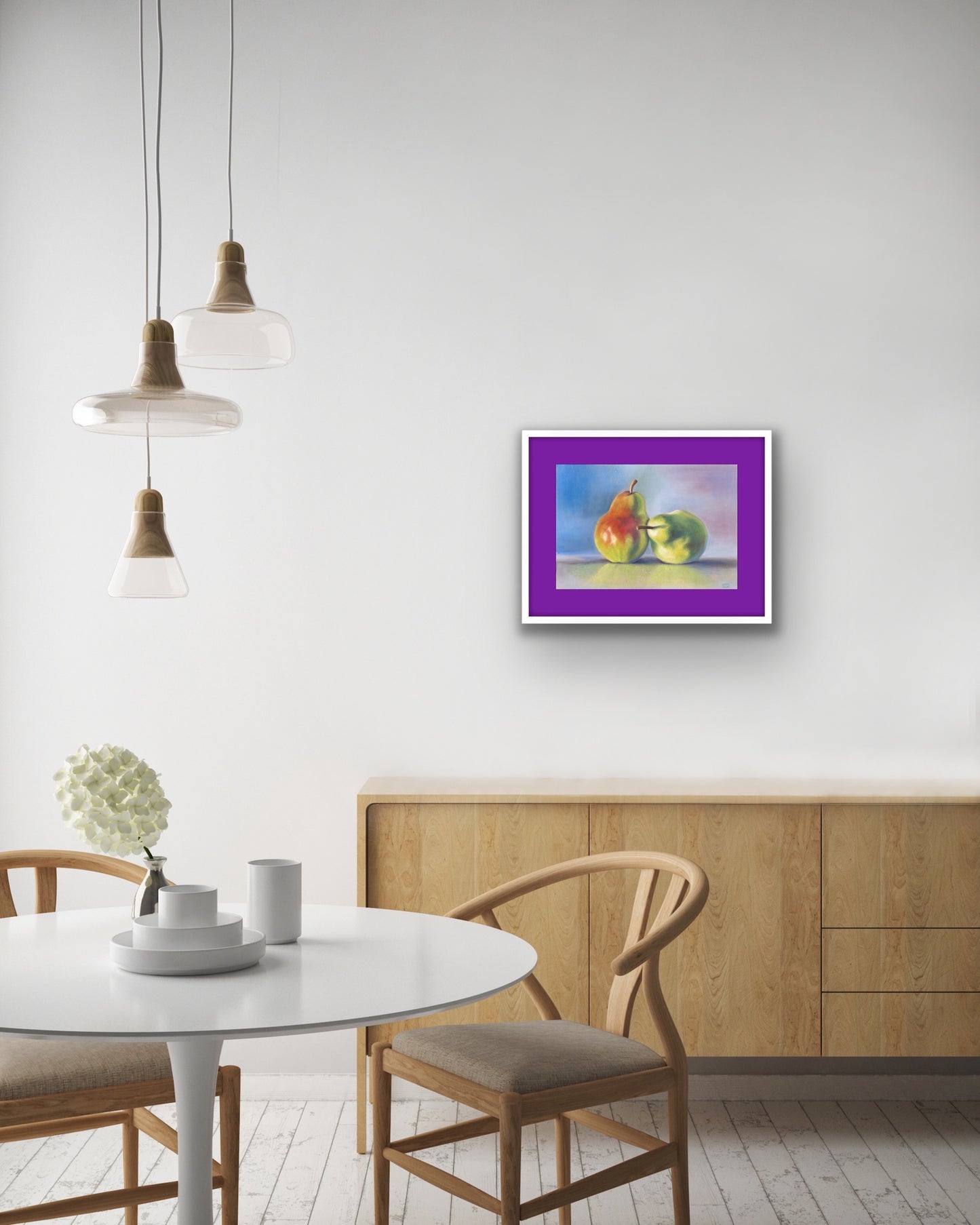 Trio of Pears, Fine Art Giclee Limited Edition Print