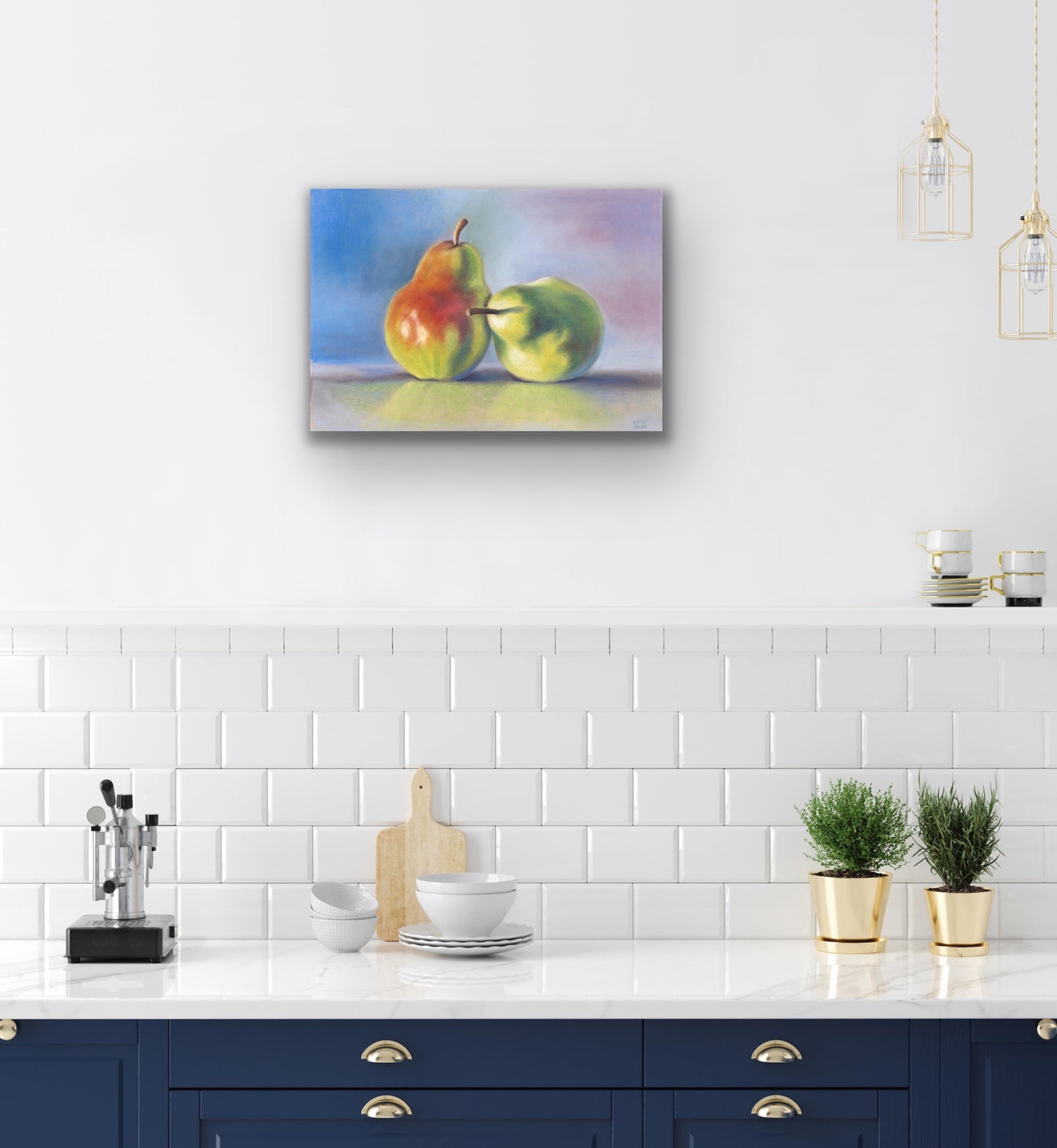 Pair of Pears, Fine Art Giclee Limited Edition Print