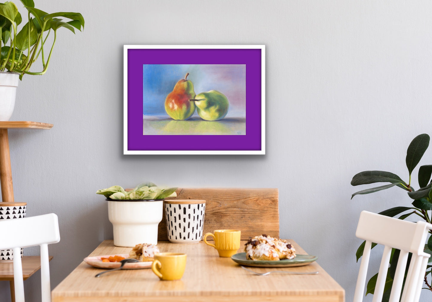 Pair of Pears, Fine Art Giclee Limited Edition Print