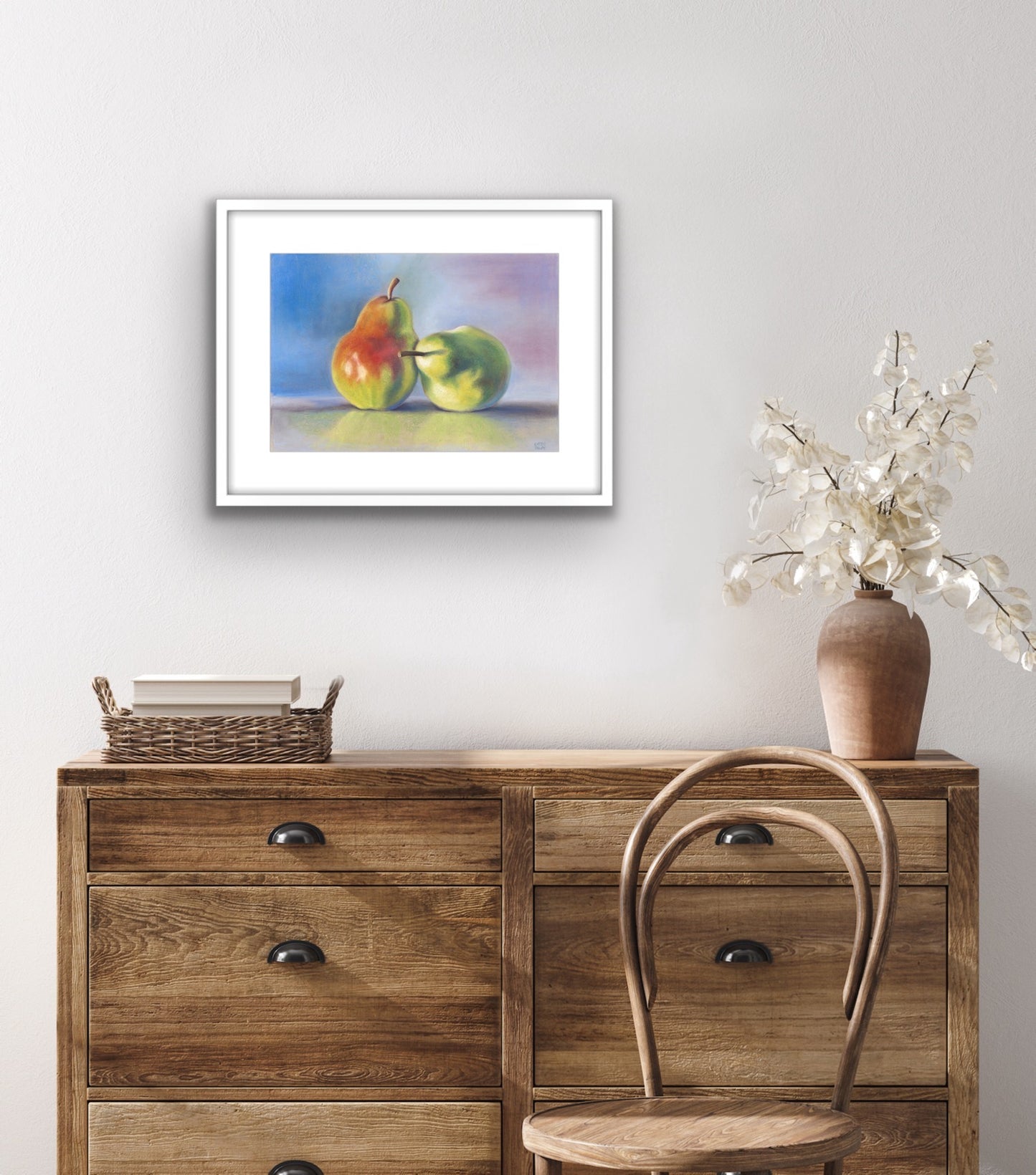 Pair of Pears, Fine Art Giclee Limited Edition Print