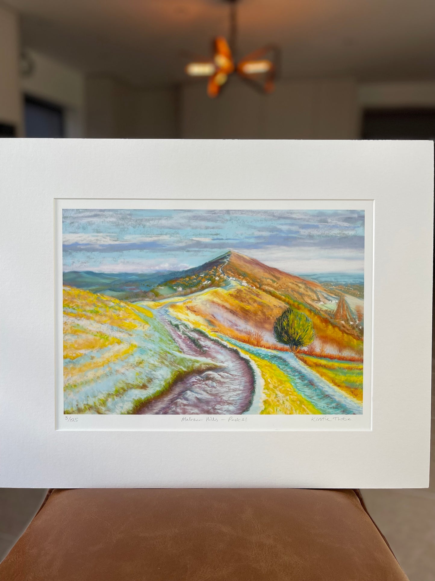 Malvern Hills - Pastel, Fine Art Giclee Limited Edition Print