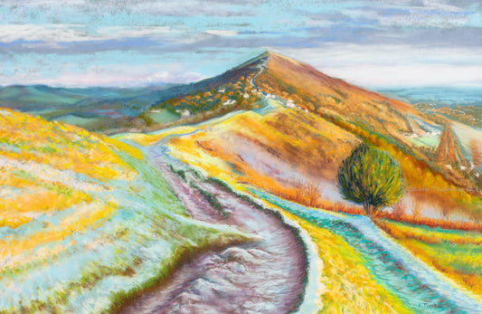 Malvern Hills - Pastel, Fine Art Giclee Limited Edition Print