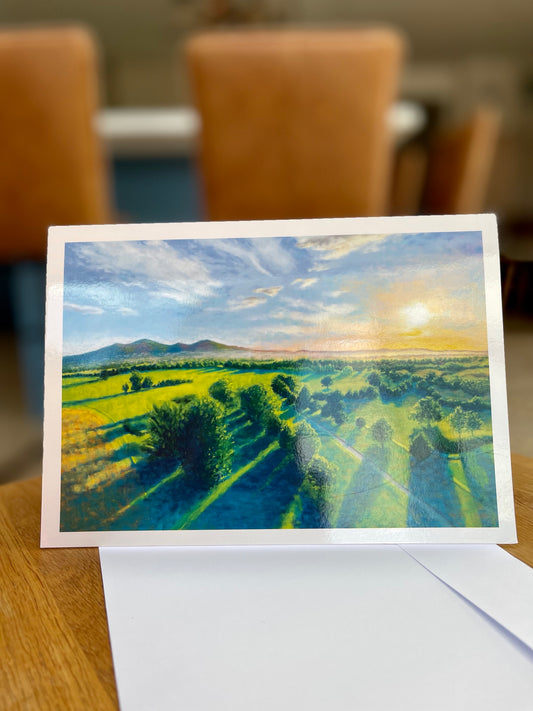 There's no place like Home, A5 Greeting Card. Blank inside.