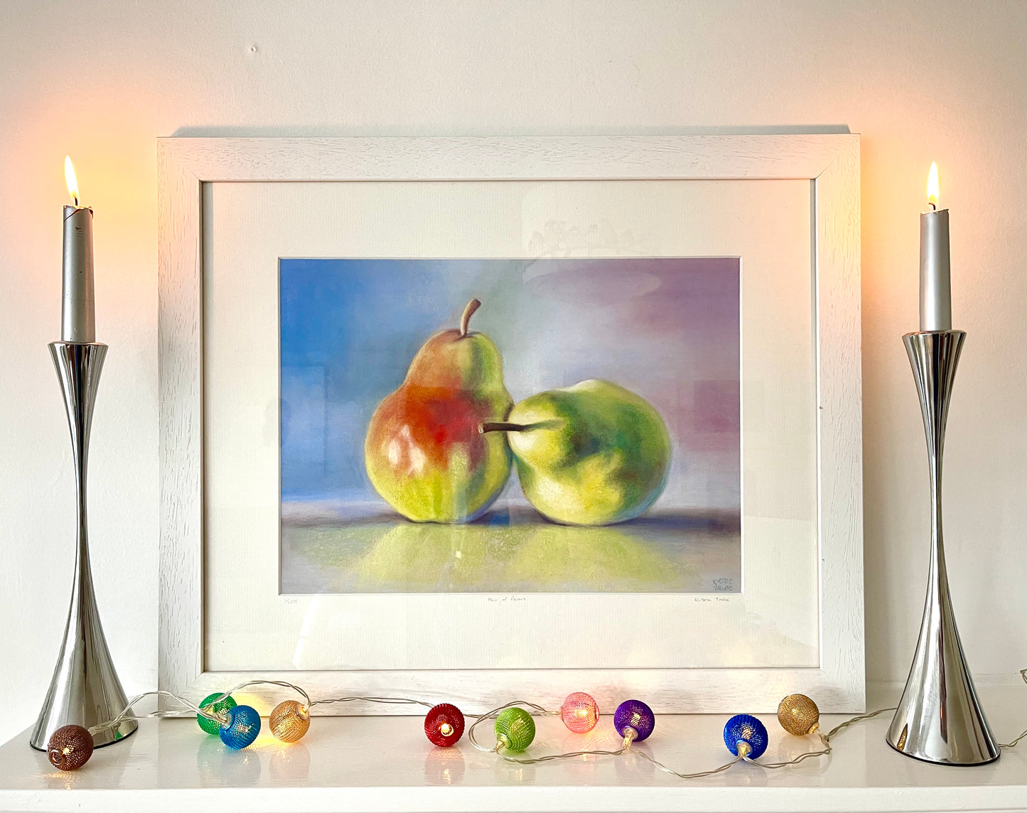 Pair of Pears, Fine Art Giclee Limited Edition Print