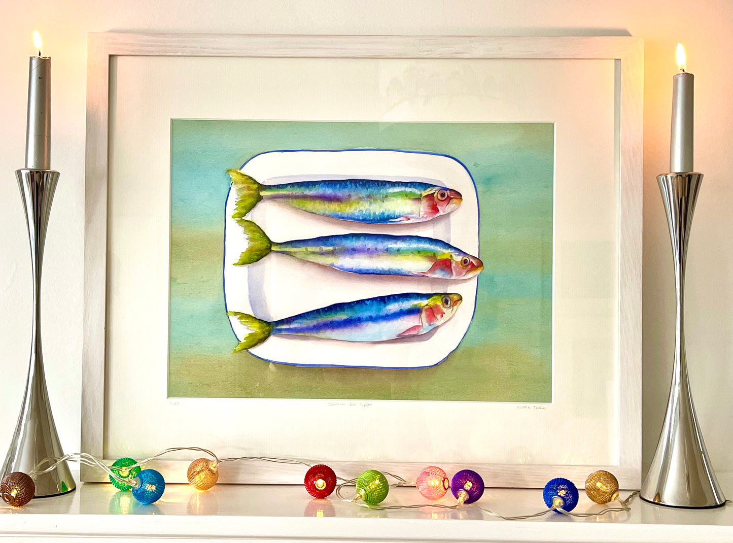 Sardines for Supper, Fine Art Giclee Limited Edition Print