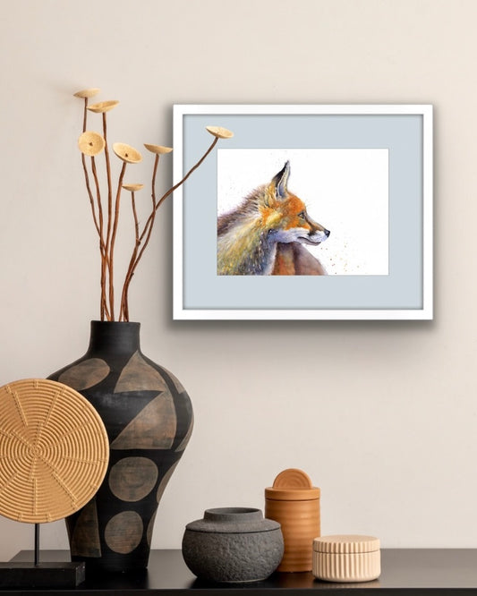 Outfoxed, Fine Art Giclee 10x8" Mini Print