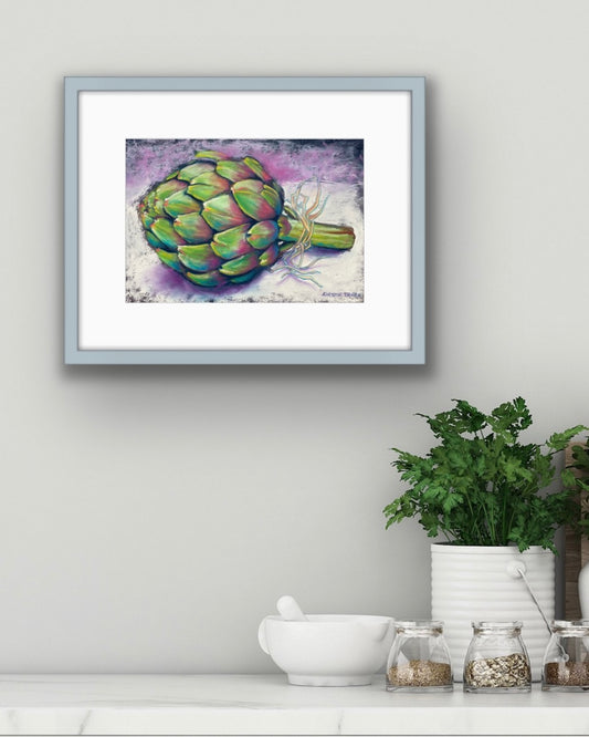 Artichoke, Fine Art Giclee 10x8" Mini Print